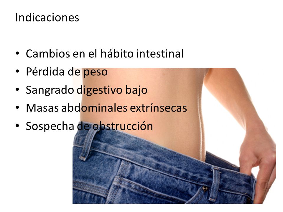Perdida de peso cambios de transito intestinal Perdida de peso cambios de transito intestinal